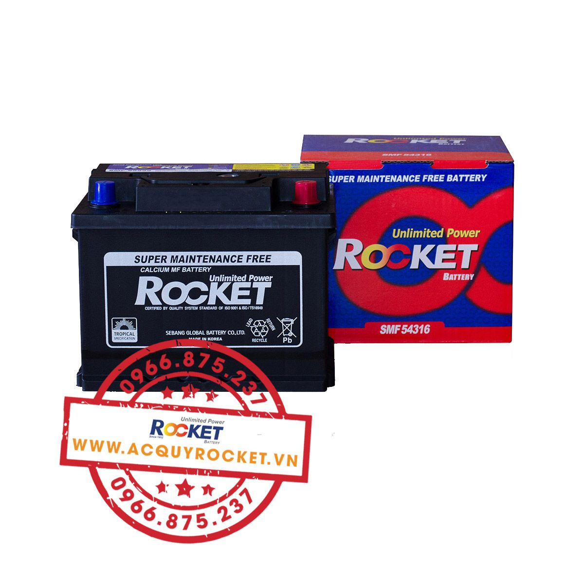 Rocket SMF 54316 (12V-43Ah)
