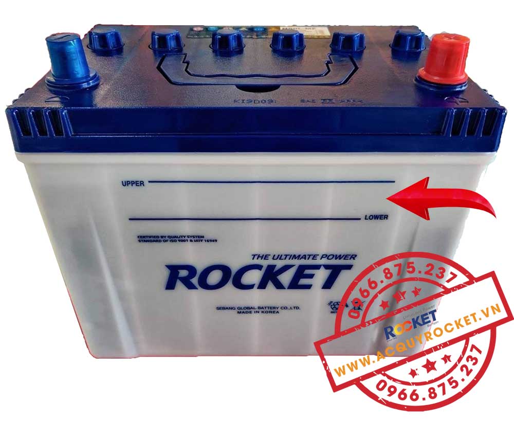 ắc quy máy phát điện nước Rocket