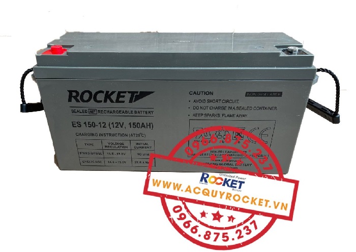 Acquy viễn thông Rocket ES150-12 (12V-150Ah)