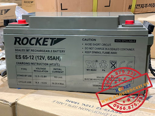 Ắc quy Rocket sử dụng cho bộ lưu điện UPS